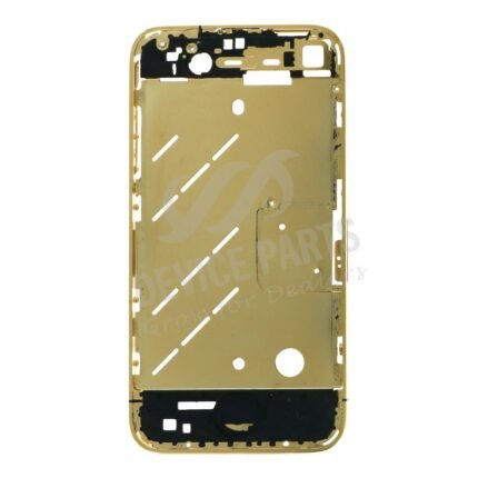 Middle Frame with Side Buttons for iPhone 4 Gold Ori R