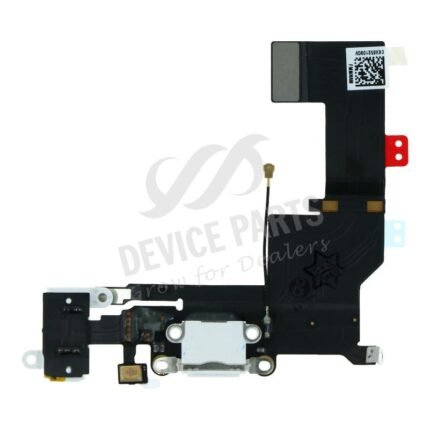 Charging Port Flex Cable with Headphone Jack Flex Cable for iPhone 5s White Ori
