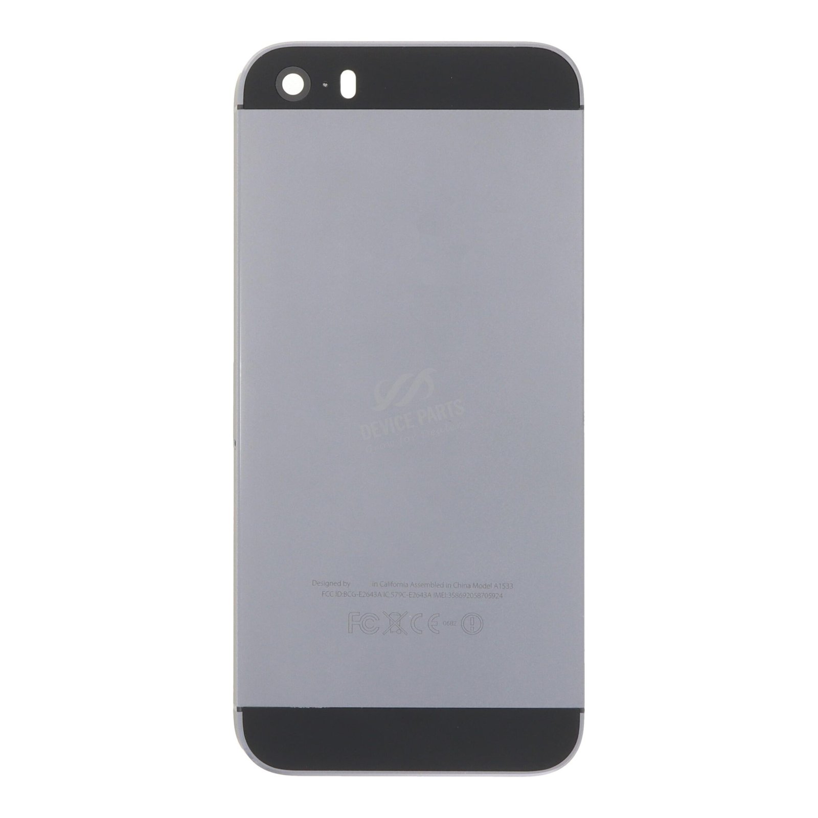 01080360_2409032403_1.jpg Battery Door for iPhone 5s Gray OEM - Image 1