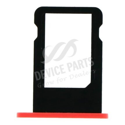 SIM Card Tray for iPhone 5c Single Card Version Red Ori