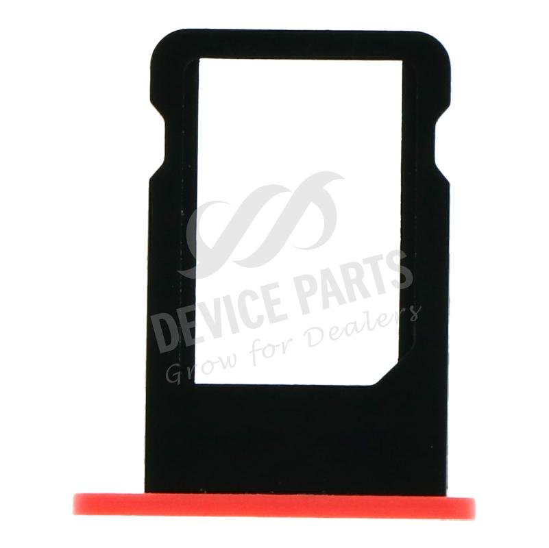 01080410_2104283310_1.jpg SIM Card Tray for iPhone 5c Single Card Version Red Ori - Image 1
