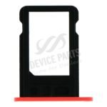 SIM Card Tray for iPhone 5c Single Card Version Red Ori - Image 2