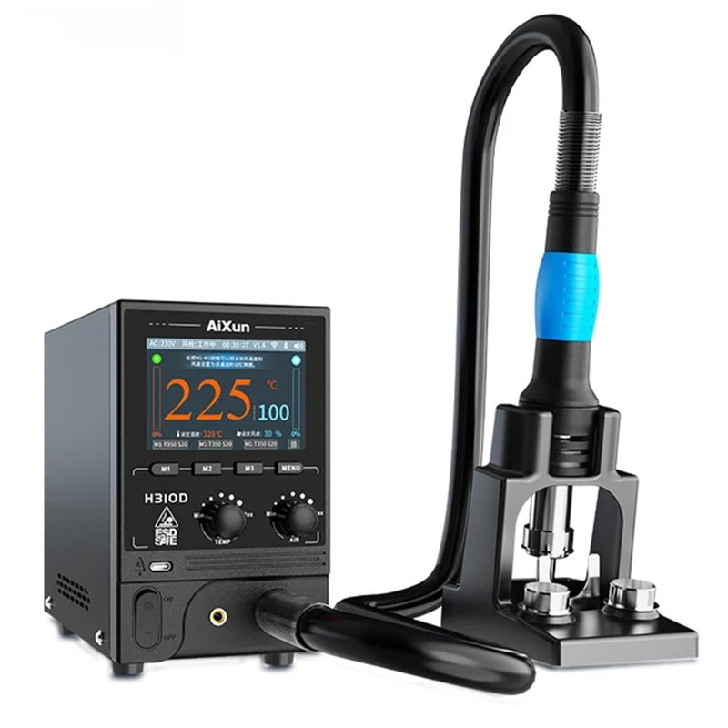 11620231109111046.jpg Aixun H310D 1000W Intelligent Digital Display Hot Air Gun Soldering Station 220V EU Adapter - Image 1