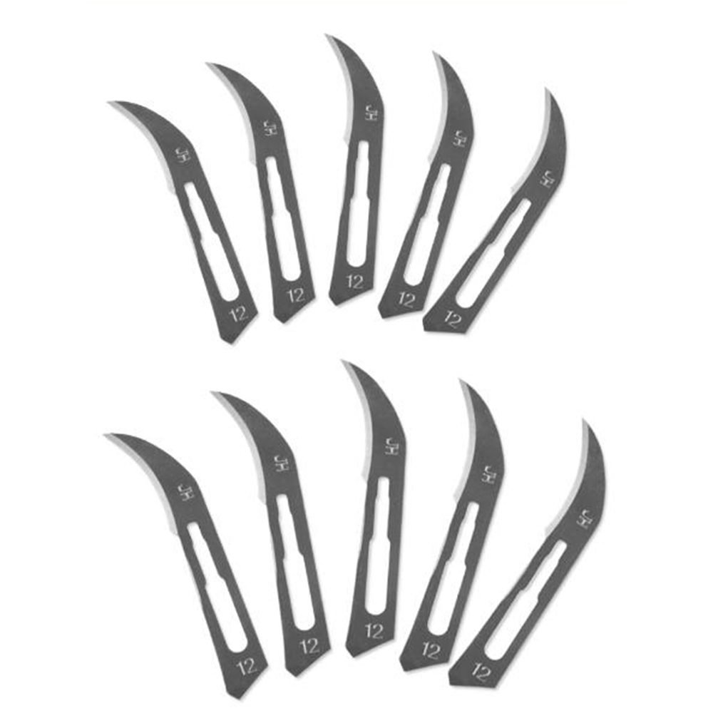 12120220513174957.jpg 10Pcs No.12 Knife Blade - Image 1