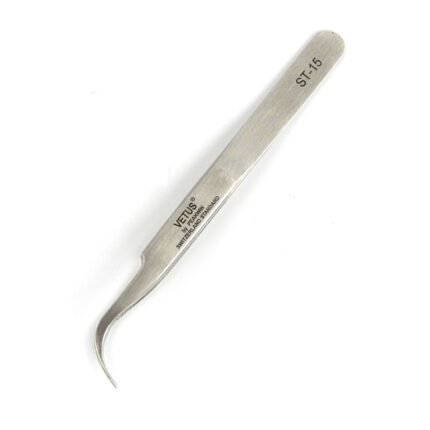 VETUS ST-15 Curved Head High Precision Stainless Steel Tweezers