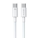 WEKOME WDC-182 100W 1M Type-C to Type-C Fast Charging Data Cable White CE/ROHS Certified