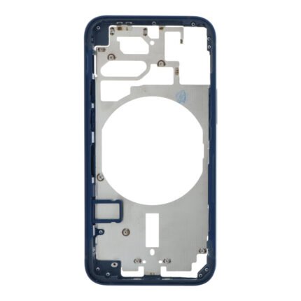 Middle Frame with Side Buttons + SIM Card Tray for iPhone 12 Mini European Version Blue HQ