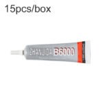 15Pcs/Box Zhanlida B6000 50ml Multi-purpose Adhesive for LCD Glass Frames Transparent