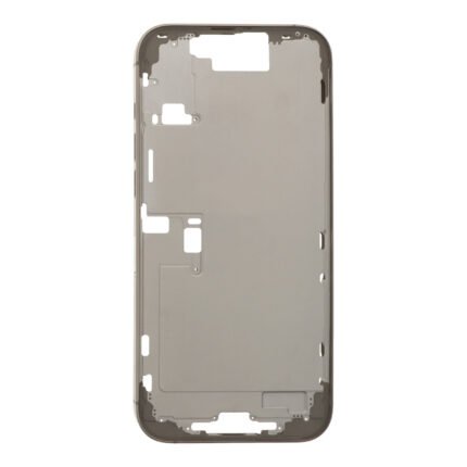 Middle Frame with Power&Volume Button+Side Rails+Card Tray+Speaker Anti-Dust Mesh for iPhone 16 Pro Max European Version Natural Titanium OEM