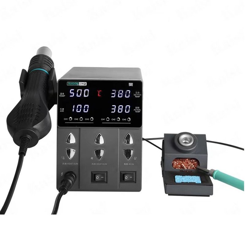 23820230609135226.jpg SUGON 212 2 in 1 Intelligent Digital Display Hot Air Gun Soldering Station 110V US Adapter - Image 1