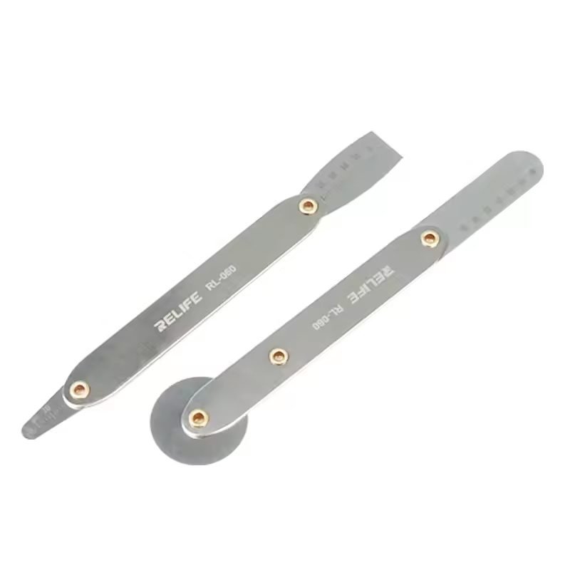 26320250307154816.jpg RELIFE RL-060 Metal Double Sided Disassemble Crowbar Roller Crowbar Tool 2pcs in one set - Image 1