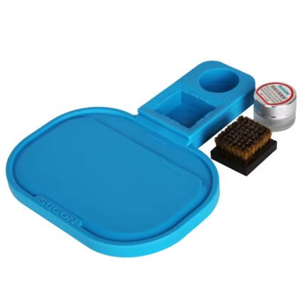 SUGON S-213 223*176*11mm Insulation Heat-Resistant Silicone Mat with Cleaning Copper Brush + Repair Powder