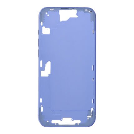 Middle Frame with Power&Volume Button+Side Rails+Card Tray+Speaker Anti-Dust Mesh for iPhone 16 Plus European Version Ultramarine OEM