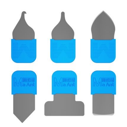 MaAnt MY-118 6 In 1 High Hardness Ultra Thin Metal Steel Blade Opening Tools Set for Glue Removal/Screen Separating