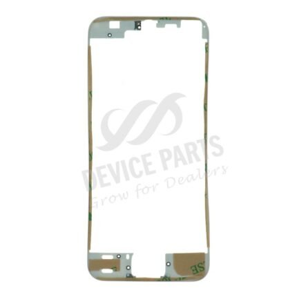 Touch Screen Frame with Adhesive for iPhone SE/5s White HQ