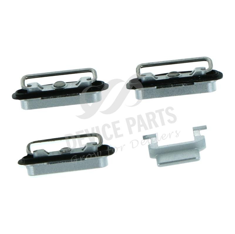 310a0049_2104275707_1.jpg Power Volume Mute Buttons Keys Side Buttons for iPhone 6 Plus Silver Ori 4pcs in one set - Image 1