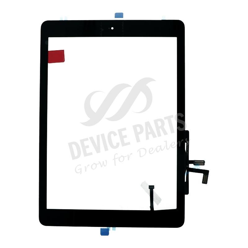32010005_2104279441_1.jpg Touch Screen + Touch Screen Adhesive with Home Button Flex Cable for iPad Air Black OEM - Image 1
