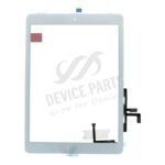 Touch Screen + Touch Screen Adhesive with Home Button Flex Cable for iPad Air White OEM