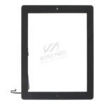 Touch Screen + Touch Screen Adhesive with Home Button Flex Cable for iPad 4 Black OEM