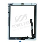 Touch Screen + Touch Screen Adhesive with Home Button Flex Cable for iPad 4 White OEM - Image 2