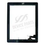 Touch Screen + Touch Screen Adhesive with Home Button Flex Cable for iPad 2 White OEM - Image 2