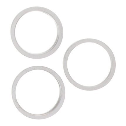 No Need Grinding Rear Camera iron Ring Bezel for iPhone 12 Pro Max Silver OEM 3pcs in one set