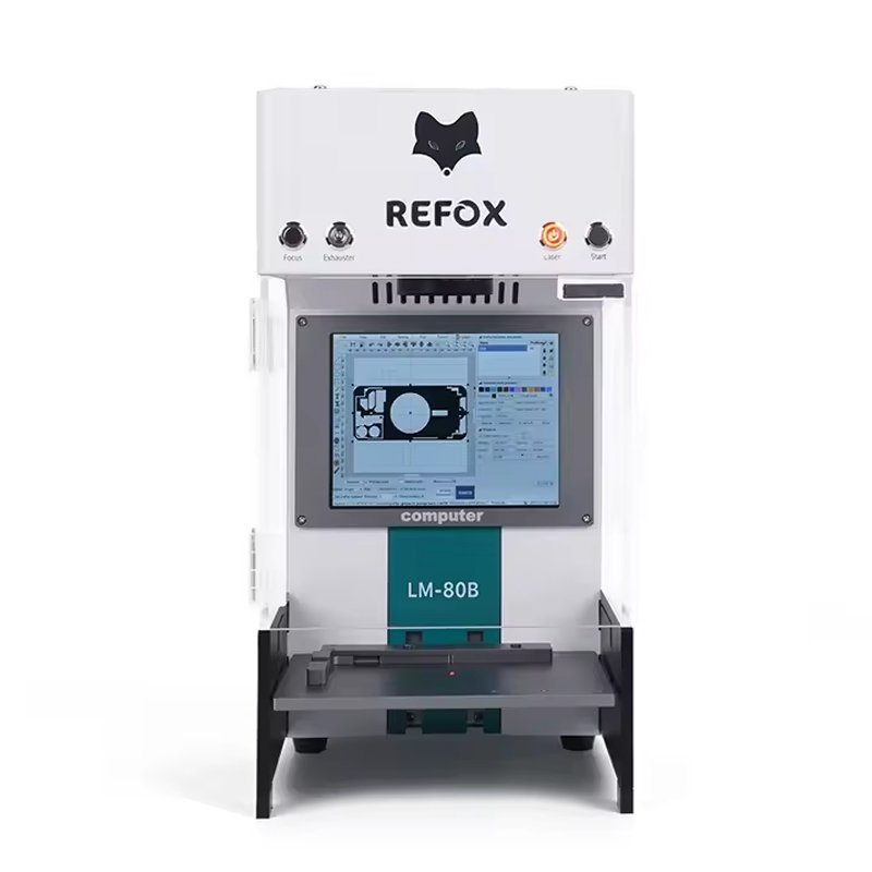 35120250319173706.jpg REFOX LM-80B 6W 3 in 1 Intelligente Laser Machine Built-in Fume Extractor Computer for iPhone Back Glass Repair 220V EU Plug - Image 1