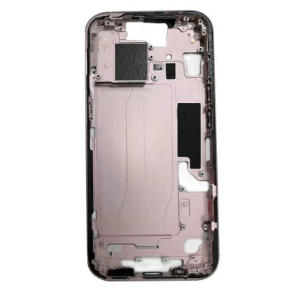 Middle Frame with Side Buttons + SIM Card Tray for iPhone 15 A3089 European Version Pink Ori R
