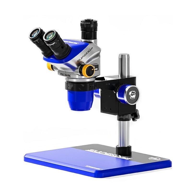 36020250809174835.jpg Mechanic SUPER X PRO-B11 6.5X-52X Trinocular Stereo Microscope with Ring Light - Image 1