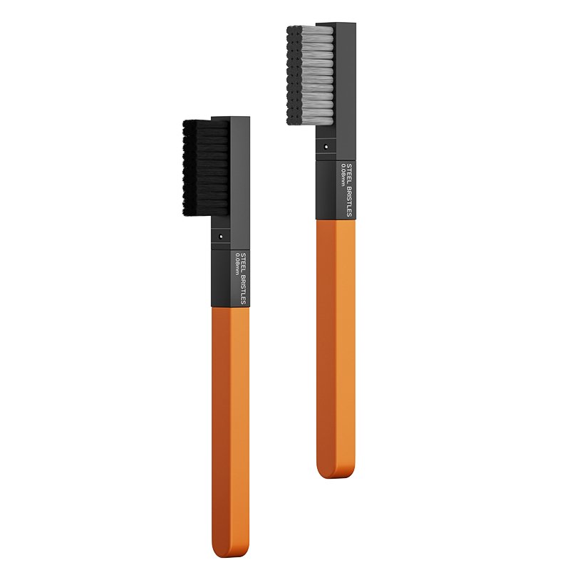 37320240228155910.jpg WYLIE 2 in 1 Aluminum Alloy Handle with Interchangeable Steel Brush+Brush for Gule Remova - Image 1