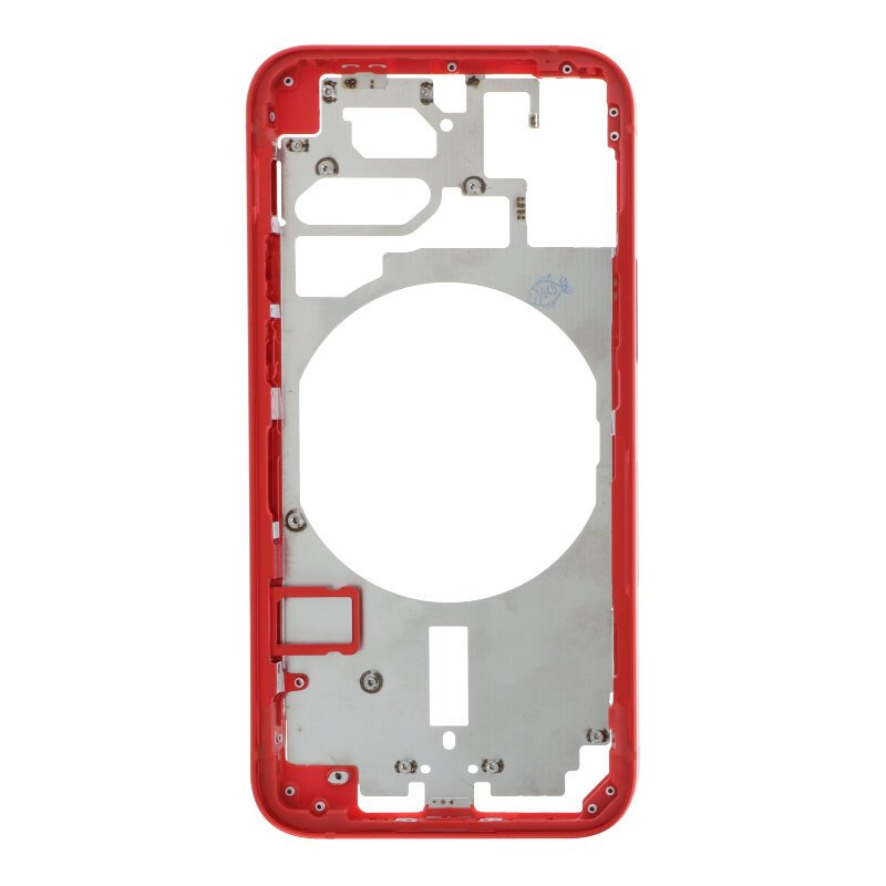 37520240428094939.jpg Middle Frame with Side Buttons + SIM Card Tray for iPhone 12 Mini European Version Red HQ - Image 1