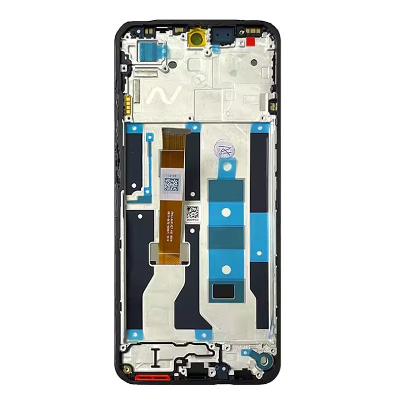 39420250731162438.jpg Screen Replacement With Frame for Realme 14x Carbon Black Ori(Third Party Glued) - Image 1
