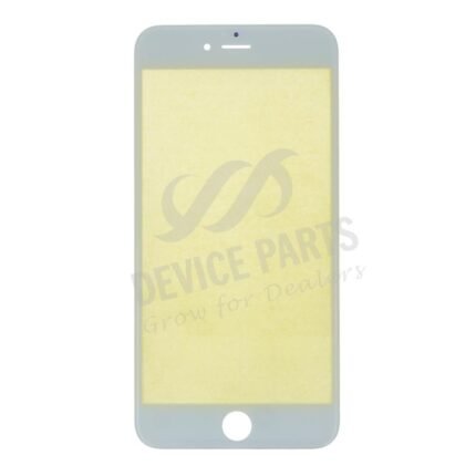 Glass Lens With Frame for iPhone 6S Plus White OEM