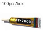 100Pcs Zhanlida 15ml T7000 Multi-purpose Adhesive for LCD Glass Frames Black