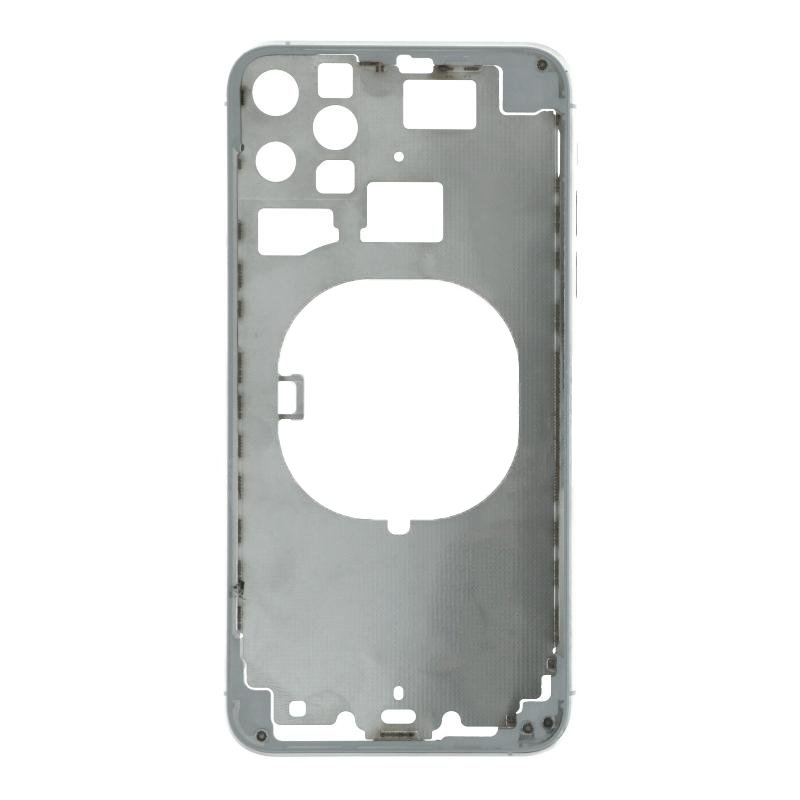 47420240428154328.jpg Middle Frame for iPhone 11 Pro Max White HQ - Image 1