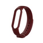 Silicone Strap Band for Xiaomi Mi Smart Band 5/6/7 Burgundy