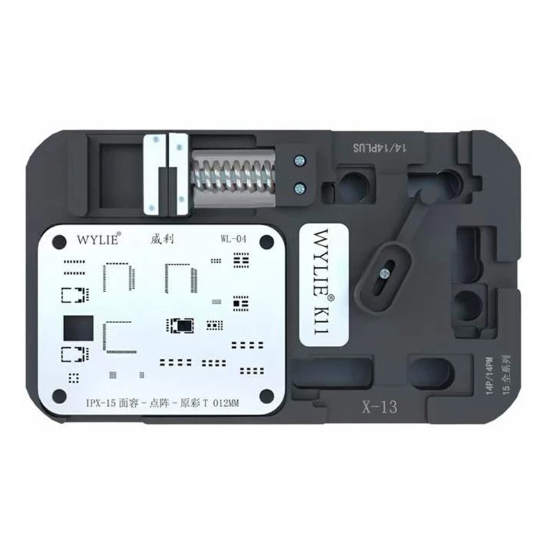 50220240518161806.jpg WYLIE K11 Face ID Dot Matrix Calibrate Fixture with BGA Reballing Stencil for iPhone X-15Pro Max - Image 1