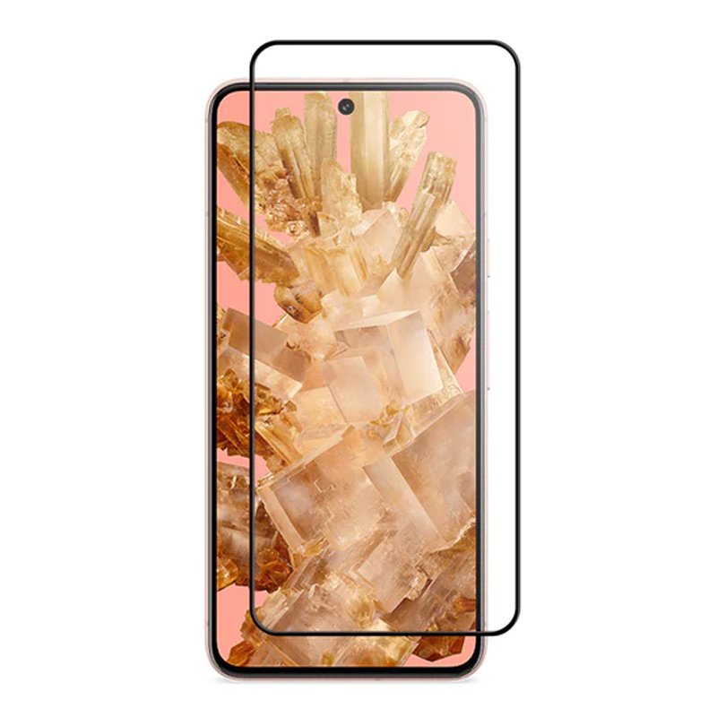 50420231110173724.jpg Silk Screen Full Screen Tempered Glass Screen Protector for Google Pixel 8 Black - Image 1