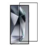 Silk Screen Full Screen Tempered Glass Screen Protector for Samsung Galaxy S25 Ultra Black