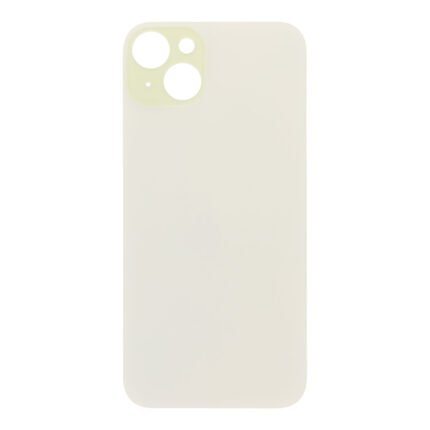 Battery Door with Adhesive for iPhone 15 Plus Small Hole Yellow without Logo OEM