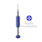 QIANLI Pinhead Phillips Point-Line-Plane Metal + Adjustable Silicone Sleeve 3D Screwdrivers