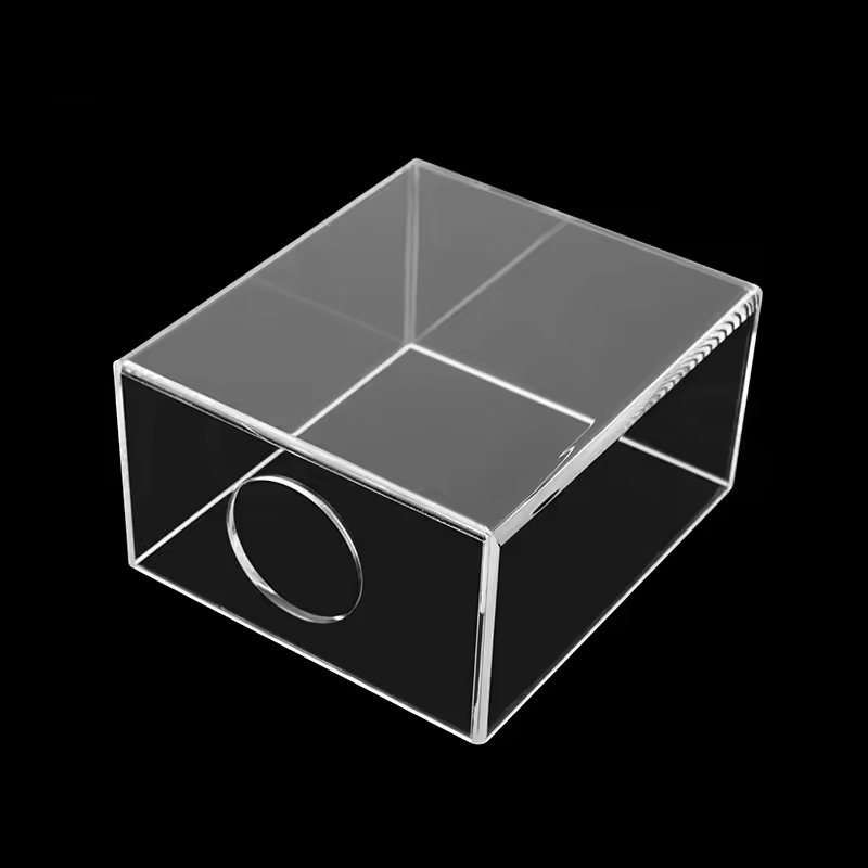 54420250416102106.jpg M-Triangel 20.8*18*10.5cm Acrylic Clear Cover Box for CP-301 Fume Extractor - Image 1