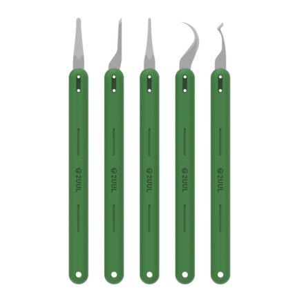 2UUL DA22 5 in 1 Hand Finish QUICK Blades Set for Remove Chip/Remove IC Hard Disk/Shovel Glue/Cut Glue/Remove Glue