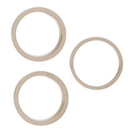 No Need Grinding Rear Camera iron Ring Bezel for iPhone 12 Pro Max Gold OEM 3pcs in one set