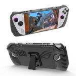 TPU Anti-slip Protective Case with Holder Stand for Asus Rog Ally Black