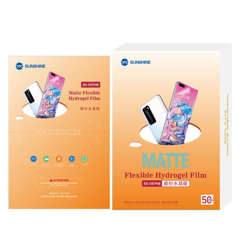 60120240323151114.jpg 50Pcs SUNSHINE SS-057HE Matte Hydrogel Film - Image 1