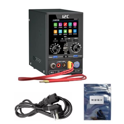 i2C P30S Updated Version 10-in-1 Multi-function Integrated Digital Power Supply with Farad Capacitor Welder + AC Power Cable 220V EU Adapter