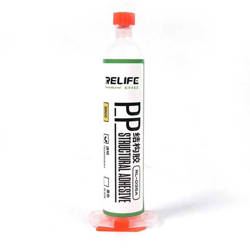 61020221111114708.jpg RELIFE RL-035A 30cc PP Structural Adhesive for Mobile Phone Frame/Back Cover/Bracket Bonding Transparent - Image 1