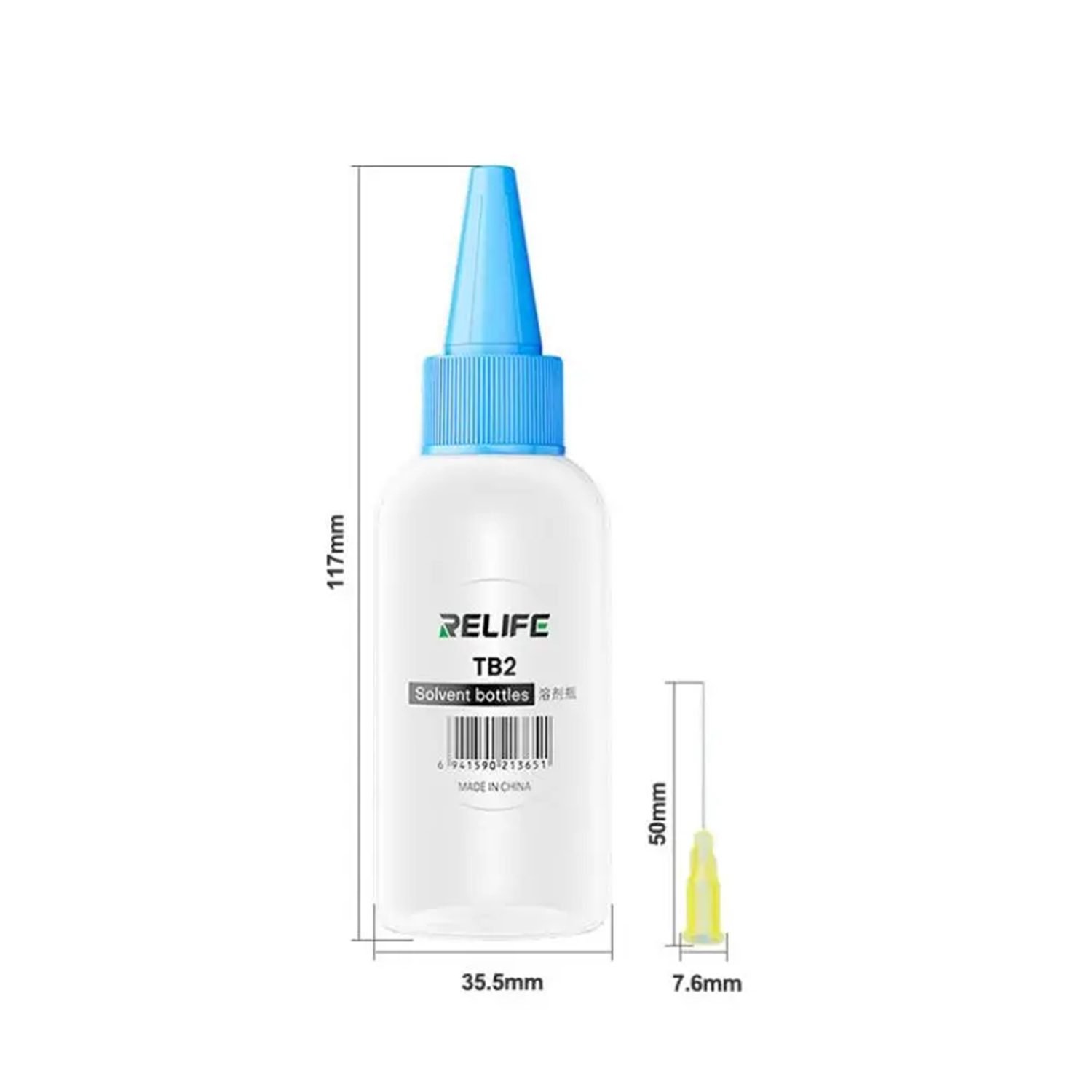 64020250726172937.jpg RELIFE TB2 Plastic Liquid Needle-Tube Solvent Bottle with Needles - Image 1