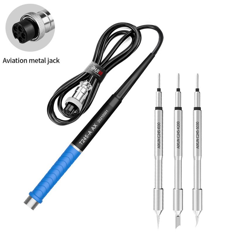 64720230922163450.jpg Aixun T245 Soldering Station Handle with 3pcs Soldering Iron Tip - Image 1